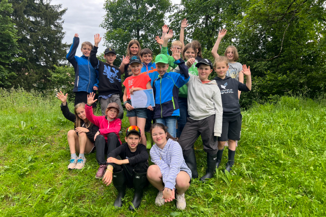 Gruppenbild Schulklasse