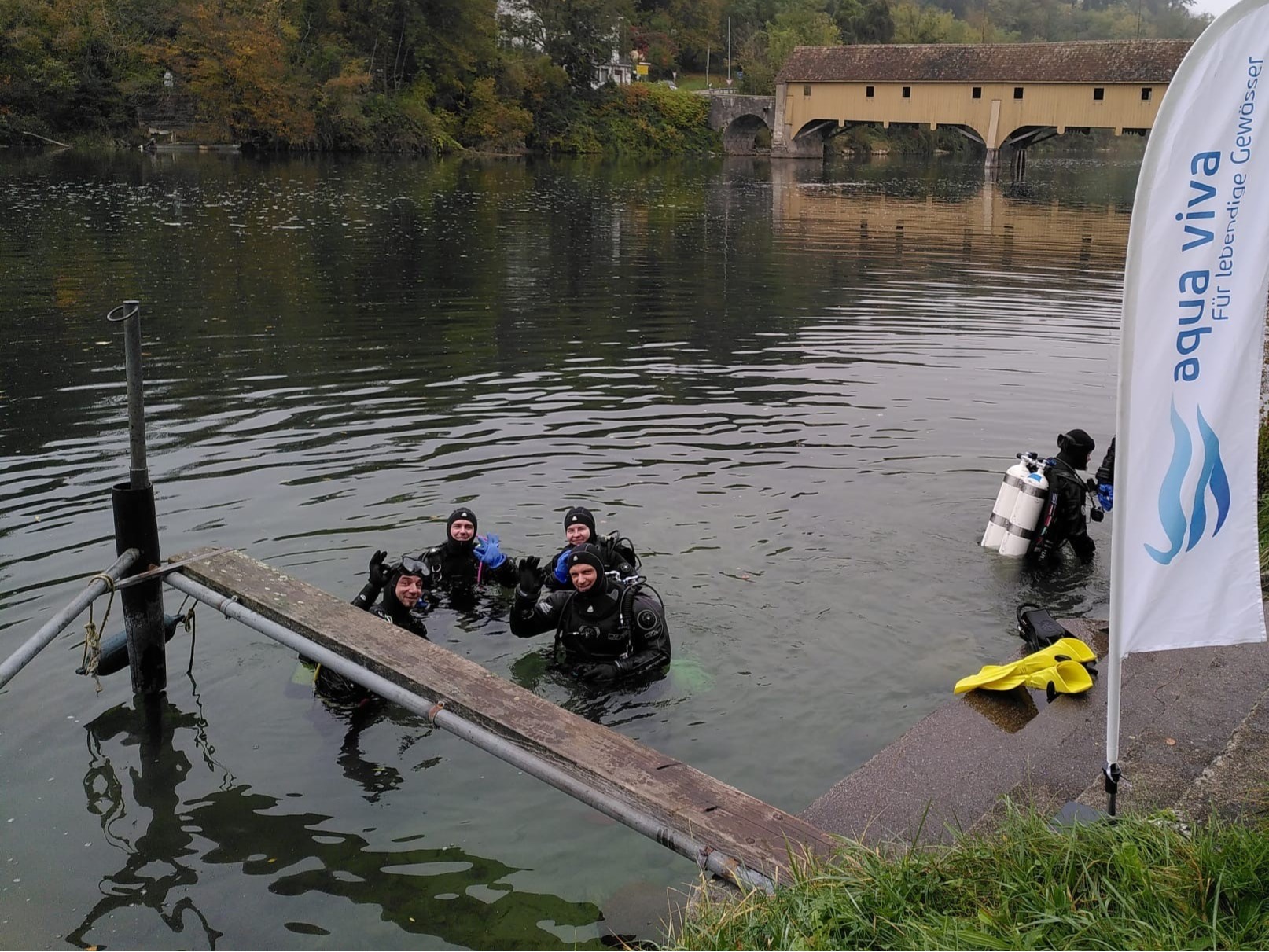Die Tiefgründige: Tauchgang am Kraftwerk Rheinau